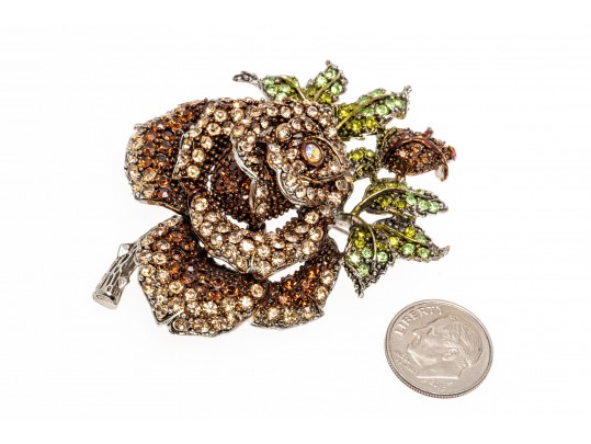 Fabulous Assorted Lot Of Costume Jewelry Brooches, Including Monet And Michael Golan