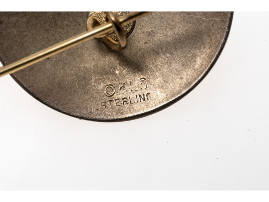 Lot Of Two Interesting Contemporary Sterling Silver Drop Pendant Earrings