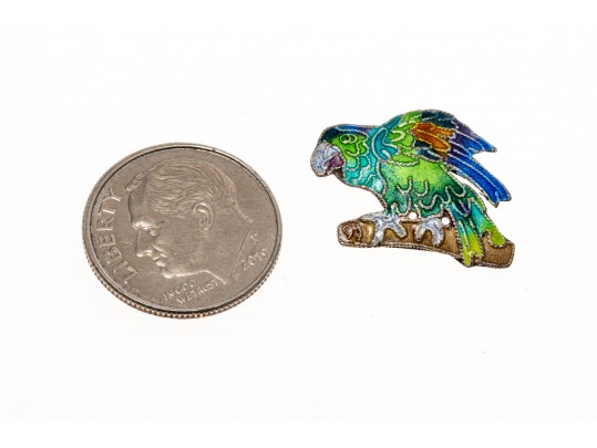 Lot Of Assorted Sterling Silver Bird And Feather Motif Jewelry