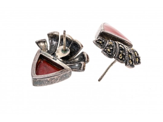 Lot Of Assorted Marcasite Motif Jewelry Pieces