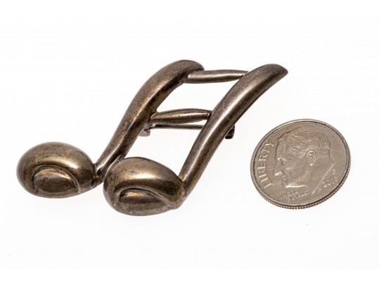 Lot Of Fun Assorted Sterling Silver Musical Motif Jewelry