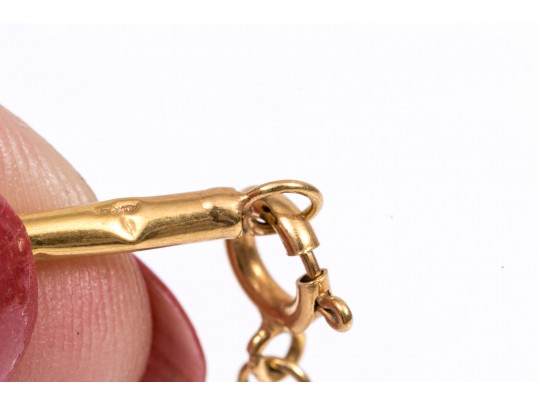 Elegant 14K Drop Style Pendant Necklace