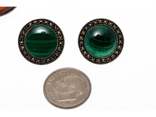 Lot Of Assorted Marcasite Motif Jewelry Pieces