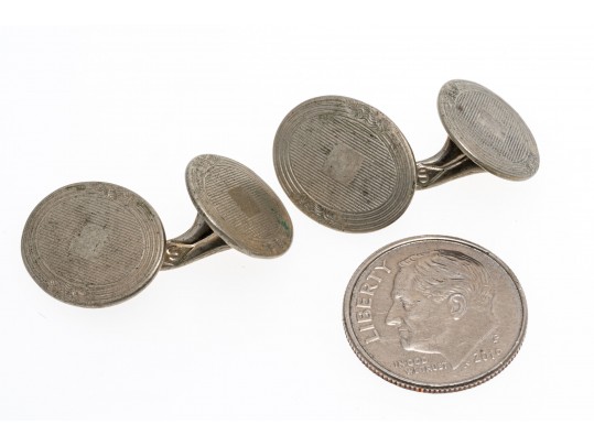 Group Of Stylish Gold Filled Jewelry With Gold Front Cufflinks