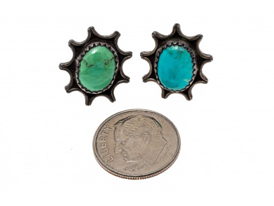 Lot Of Assorted Sterling And Silver Plate Southwestern Motif Jewelry Pieces