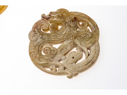 Lot Of Three Stone Jewelry Pieces Including And Opera Length Agate Necklace