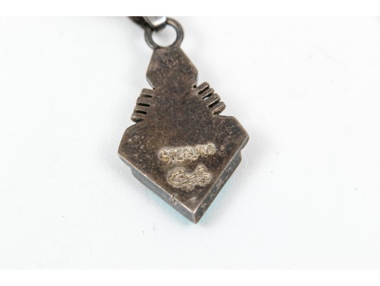 Sterling Pendants And Necklace With Stud Earrings