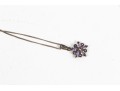 Sterling And Marcasite Earrings, Necklace And Bar Pin