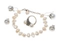 Lot Of Assorted Sterling Silver, Cultured Freshwater Pearl And Faux Pearl Jewelry Pieces