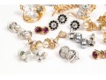 Fabulous Lot Of Assorted Swarovski Costume Jewelry Pieces