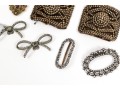 Diverting Lot Of Vintage And Contemporary Belt Buckles And Shoe Buckles