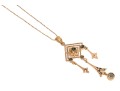 Elegant 14K Drop Style Pendant Necklace
