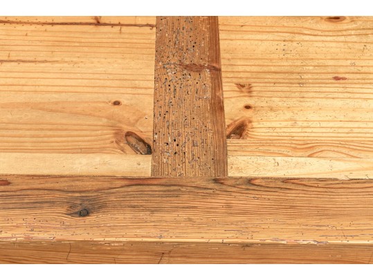 Handsome Pine Single Drawer Desk / Table