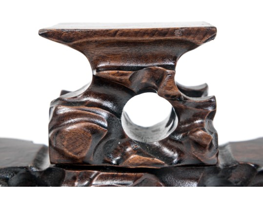 Collection Of Vintage Chinese Carved Wood Stands