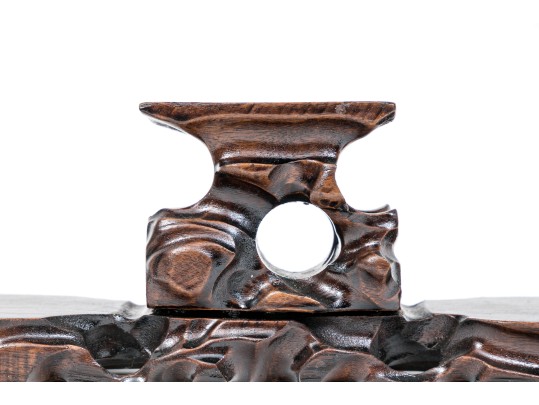 Collection Of Vintage Chinese Carved Wood Stands