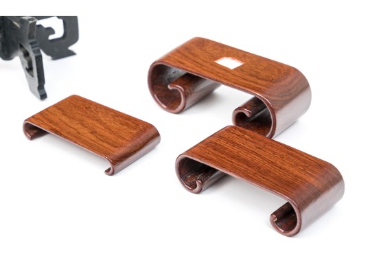 Collection Of Vintage Chinese Carved Wood Stands