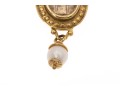 14k Yellow And White Gold Greek Revival Pendant