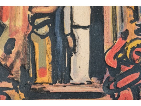 Georges Rouault (France, 1904-2002) Color Etching  From 