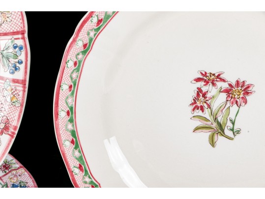 Gien France Jardin Imaginaire Partial Dinner Service