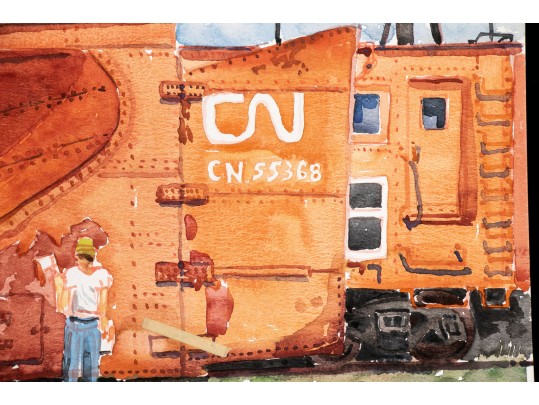 William L. Drake (1929-2019), Unfamed Watercolor On Paper