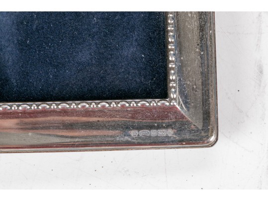 Group Of 6 Sterling And Silver Plate Photo Frames - Various Styles