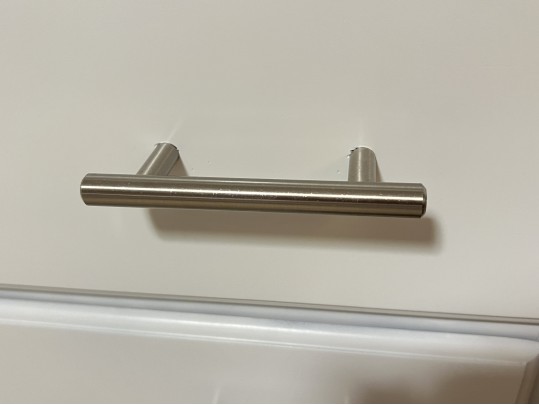 Knob Creek White Paint Decorated Long Dresser