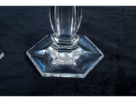 Tiffany & Co. Crystal Candlesticks