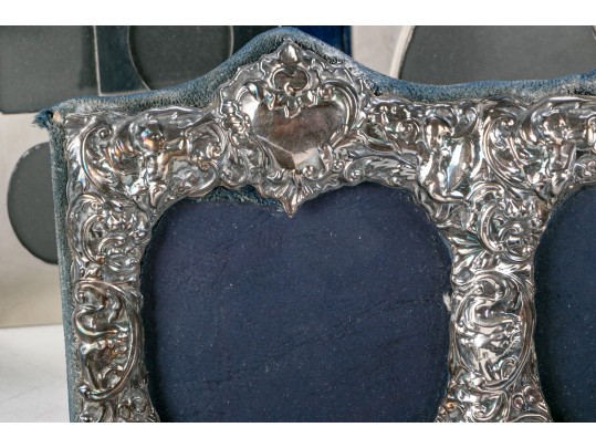 Group Of 6 Sterling And Silver Plate Photo Frames - Various Styles