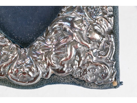 Group Of 6 Sterling And Silver Plate Photo Frames - Various Styles