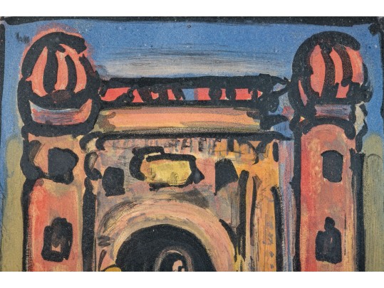 Georges Rouault (France, 1904-2002) Color Etching  From 