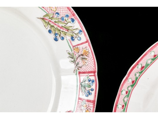 Gien France Jardin Imaginaire Partial Dinner Service