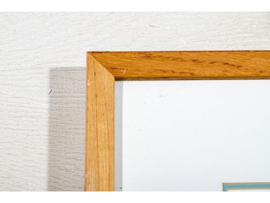 Alix Stefan (Am. 20th C.) Signed Color Print, Golden Field