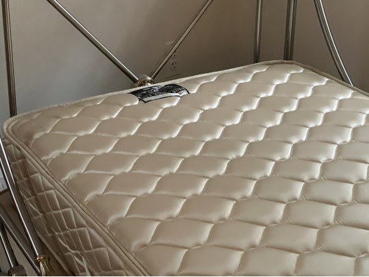 French Maison Jansen Style Polished Stainless Steel Day Bed 