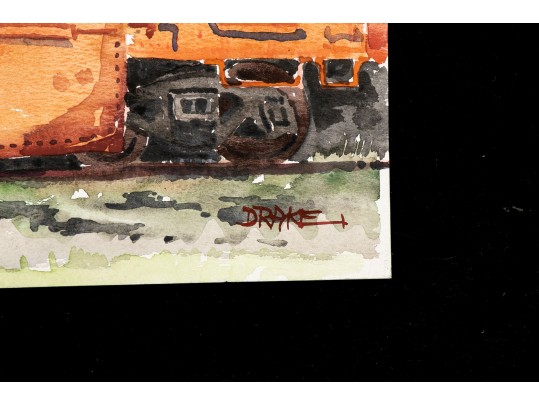 William L. Drake (1929-2019), Unfamed Watercolor On Paper