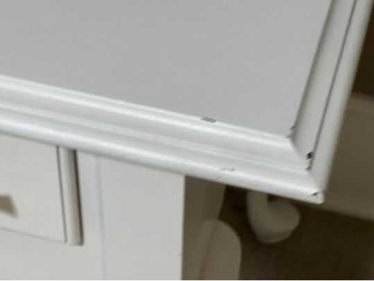 Knob Creek White Paint Decorated Desk With Chair