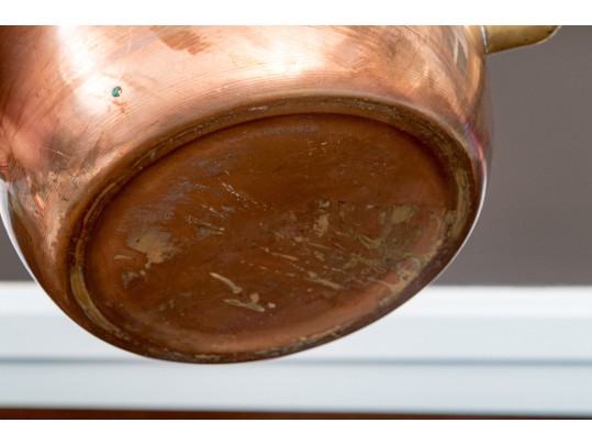 Collection Of Three Vintage Copper Kettles