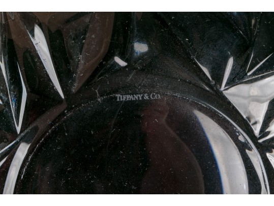 Tiffany & Co. Crystal Rock Cut Bowl