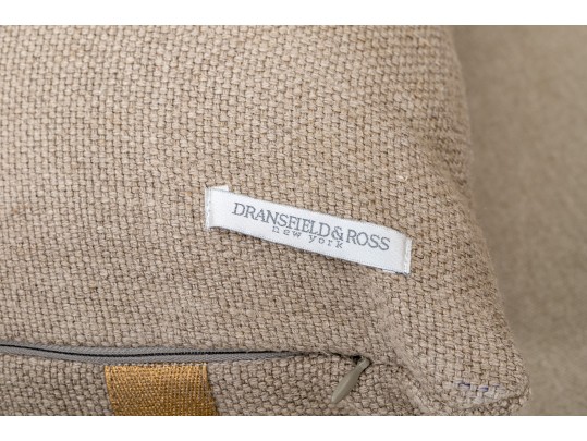 Group Of Dransfield & Ross New York Pillows & Churchill Weavers Chenille Throw