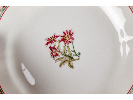 Gien France Jardin Imaginaire Partial Dinner Service