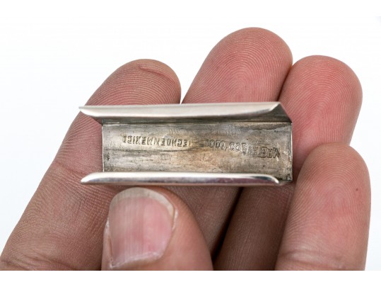 Lot Of Twelve Engraved 900 Silver Matchbook Covers