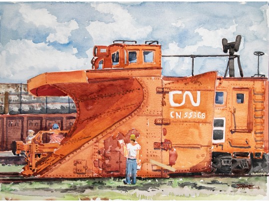 William L. Drake (1929-2019), Unfamed Watercolor On Paper