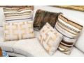 Group Of Dransfield & Ross New York Pillows & Churchill Weavers Chenille Throw