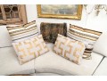 Group Of Dransfield & Ross New York Pillows & Churchill Weavers Chenille Throw