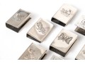 Lot Of Twelve Engraved 900 Silver Matchbook Covers