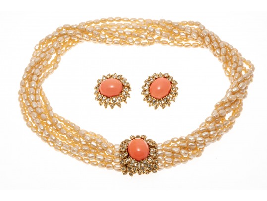 Ciner Fashion Jewelry, Necklaces, Earrings And Bracelet