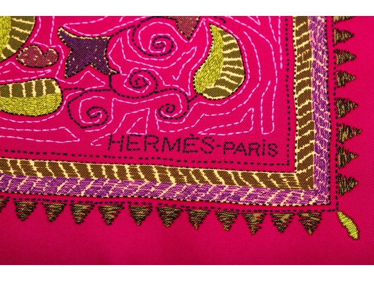 Collection Of Four Colorful Scarves