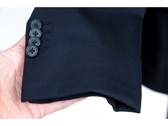 Ermengildo Zegna For Richards Blue Blazer