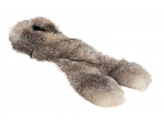 Handsome Tan And Brown Fur Scarf