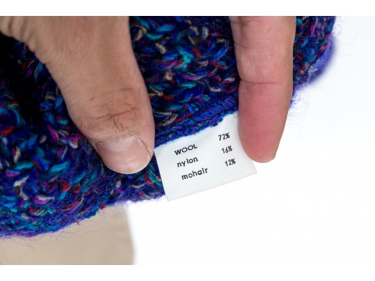 Missoni Funky Vintage Blue Knit And Fringed Cardigan Sweater