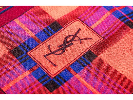 Eight Yves Saint Laurent Scarves